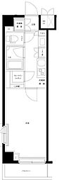 ルーブル下丸子参番館 1Kの間取図画像