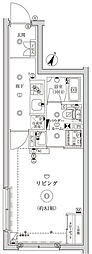 豊島区目白4丁目マンション 1Kの間取図画像