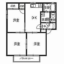 サンライズ太子Ａ・Ｂ B201 ｜ 兵庫県揖保郡太子町老原14-1（賃貸アパート3DK・2階・54.81㎡） その2