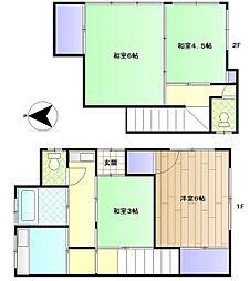 山崎ビル 1階4Kの間取り