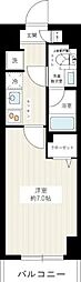 REXZY西川口AZ3 1Kの間取図画像
