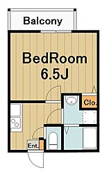 primo橋本 1Kの間取図画像