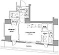 ザ・パークハビオ新宿4階19.3万円