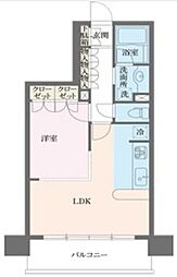 ザ・グランフォーリア西日暮里赤土小学校前ステーションマークス 7階1LDKの間取り