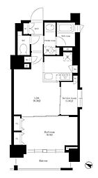 Urbanex神保町 1SLDKの間取図画像
