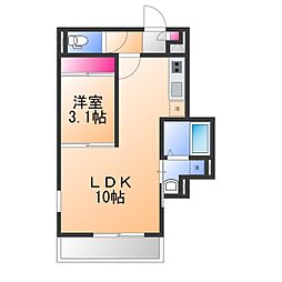 REGALEST堺市駅 1LDKの間取図画像