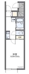 レオネクストマグノリア 1Kの間取図画像