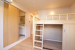 ライズ生田 3階1Kのリビング/ダイニング