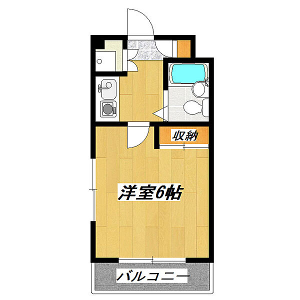 瑞江マキノビル 206｜東京都江戸川区南篠崎町３丁目(賃貸マンション1K・2階・18.08㎡)の写真 その2