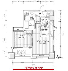 物件の間取り