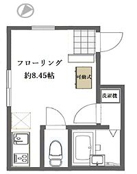UrbanStage西巣鴨 ワンルームの間取図画像