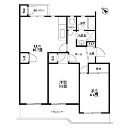 アドリーム新百合ヶ丘1 2階