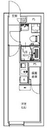 品川区北品川3丁目マンション ワンルームの間取図画像