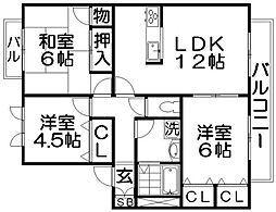 間取図画像 3LDK