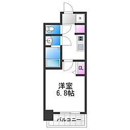 フォーリアライズ天王寺ヴァロール 11階1Kの間取り