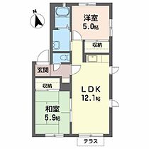 カーサ桜川 102 ｜ 青森県青森市筒井４丁目13-4（賃貸アパート2LDK・1階・51.80㎡） その2