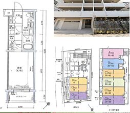 ルフレ池袋ノース 1Kの間取図画像