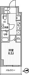 LIME RESIDENCE KITA MATSUDO 1Kの間取図画像