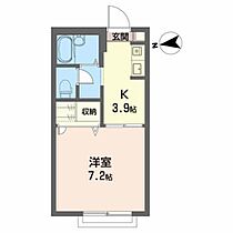 マーベラス・ローズ　II 205 ｜ 岩手県花巻市桜台１丁目11-9（賃貸アパート1K・2階・24.50㎡） その2