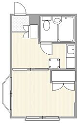 フォーラム都立家政 1Kの間取図画像