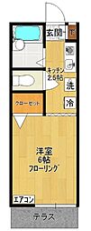間取図画像 1K