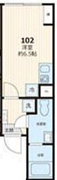 モント方南町 ワンルームの間取図画像