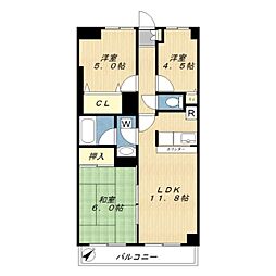 リベール相模が丘 3LDKの間取図画像