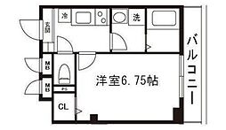1stブレスト 1Kの間取図画像