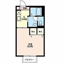 マロニエ 101 ｜ 新潟県新潟市江南区曙町２丁目8-22（賃貸アパート1K・1階・28.24㎡） その2