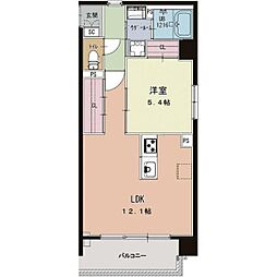 DUALEA 1LDKの間取図画像