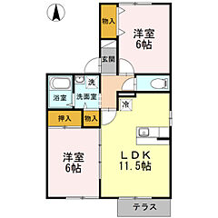 物件の間取り