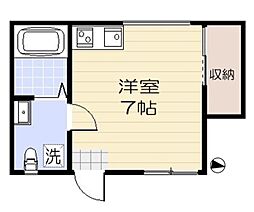 MaunaLoa川越 ワンルームの間取図画像