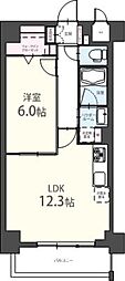 アンファンテーヌ 1LDKの間取図画像