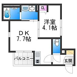 ハーモニーテラス遠里小野III 1階