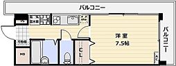 ヒヨリ2 1Kの間取図画像