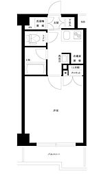ルーブル高田馬場参番館 3階1Kの間取り