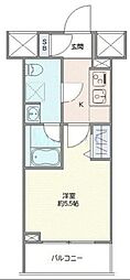GENOVIA西川口III 1Kの間取図画像