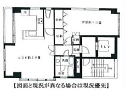 ルトゥール駒込 1LDKの間取図画像