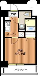 ＧＥＮＯＶＩＡ西川口II 4階1Kの間取り