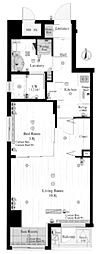 エスアール自由が丘 1LDKの間取図画像