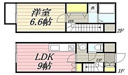 サワープレシャス 1LDKの間取図画像