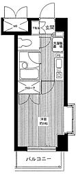 菱和パレス桜台 1Kの間取図画像