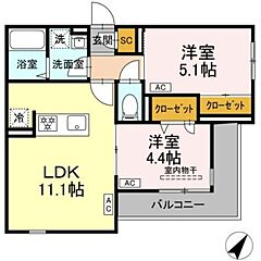 物件の間取り