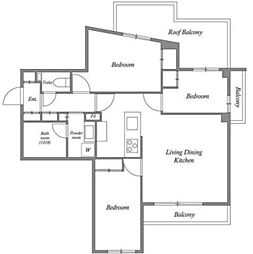 間取図画像 3LDK