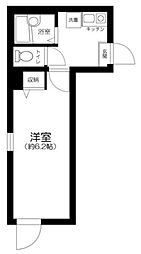 カミーノ梅島 1Kの間取図画像