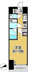 ルーブル板橋東新町壱番館 3階1Kの間取り