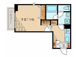 SKYGRANDE 1Kの間取図画像