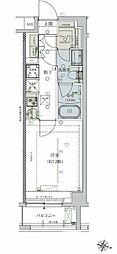 ベルシード志村坂上 2階1Kの間取り