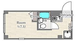 アムハイツ上北沢 ワンルームの間取図画像