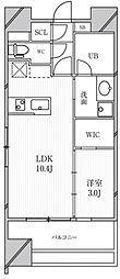 GRANPASEO明大前 1LDKの間取図画像